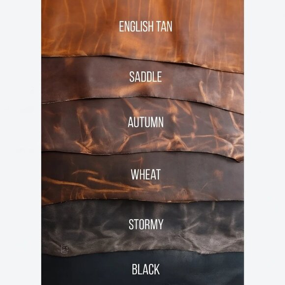 NWT HANDCRAFTED GENUINE LEATHER Medium Crossbody Satchel Bag Rustic Saddle Brown - Picture 10 of 10